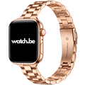 Apple watch fijn stalen bandje - Roségoud