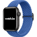 Apple Watch Geweven Bandje Met Gesp - Blauw