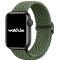 Apple Watch Geweven Bandje Met Gesp - Groen