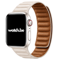 Apple Watch Leren Magneetbandje - Beige