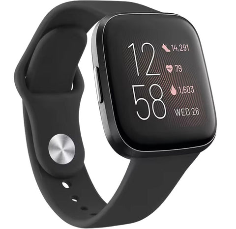 Fitbit Versa 2 Sportbandje - Zwart