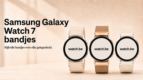 Samsung Galaxy Watch 7 bandjes – milanees, nylon en sportbandje op horloge