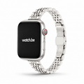 Apple Watch Premium Stalen Schakelbandje - Zilver