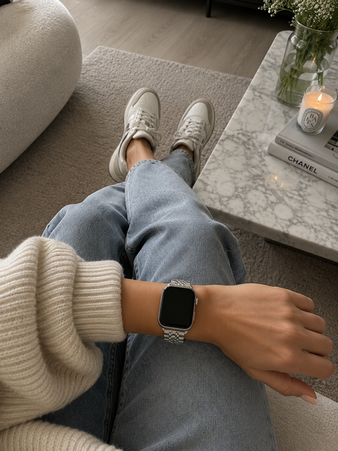 Apple Watch Premium Stalen Schakelbandje