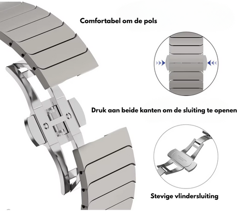 Apple Watch Stalen Bandje