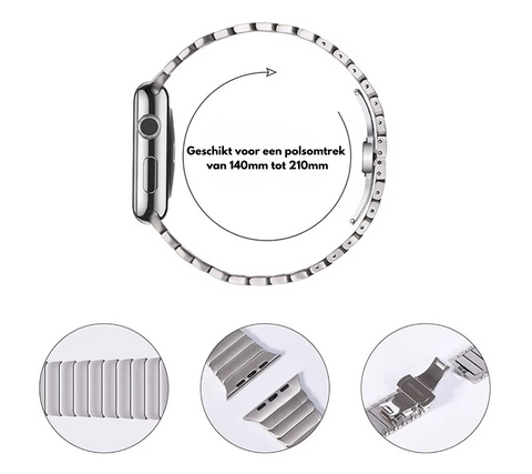 Apple Watch Stalen Bandje