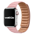 Apple Watch Leren Magneetbandje - Roze