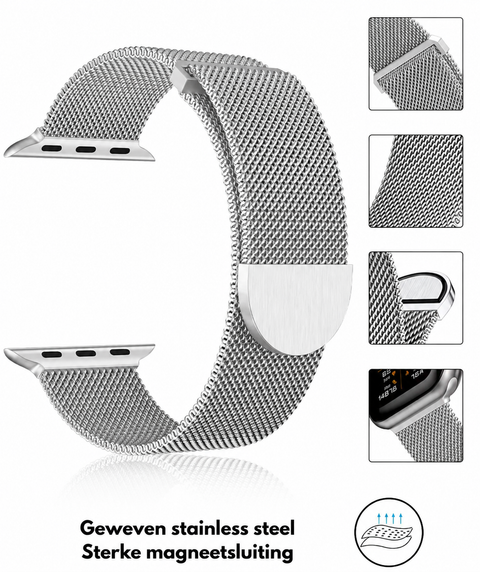 Apple Watch Milanees Bandje - Roségoud