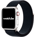 Apple Watch Nylon Sport Loop Bandje - Midnight Blauw