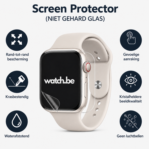 Apple Watch Screenprotector 3-Pack | Soft TPU