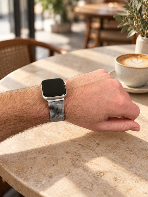 Apple Watch Milanees Bandje - Zilver