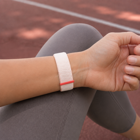Apple Watch Nylon Sport Loop Bandje - Roze