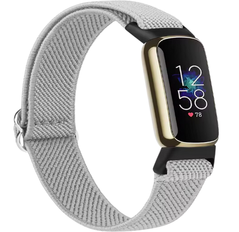 Fitbit Luxe Nylon Bandje - Grijs