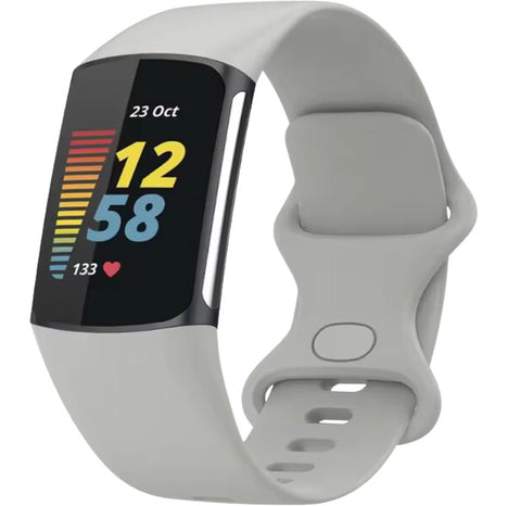 Fitbit Charge 5 Sportbandje - Grijs