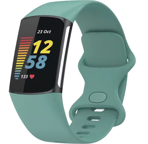 Fitbit Charge 5 Sportbandje - Groen