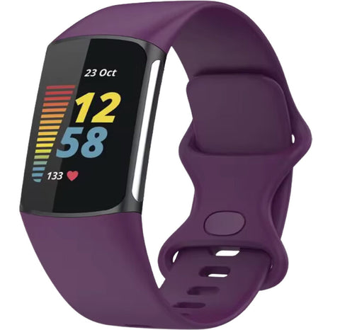 Fitbit Charge 5 Sportbandje - Paars