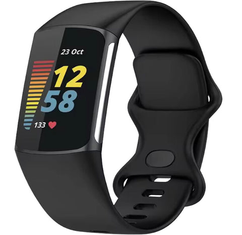 Fitbit Charge 5 Sportbandje - Zwart