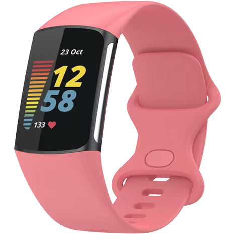 Fitbit Charge 5 Sportbandje - Roze