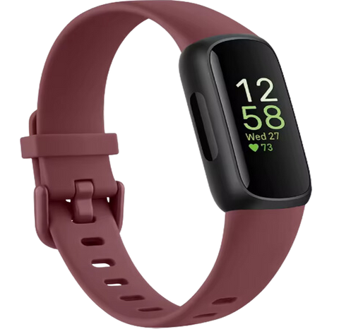 Fitbit Inspire 3 Sportbandje - Bordeaux Rood