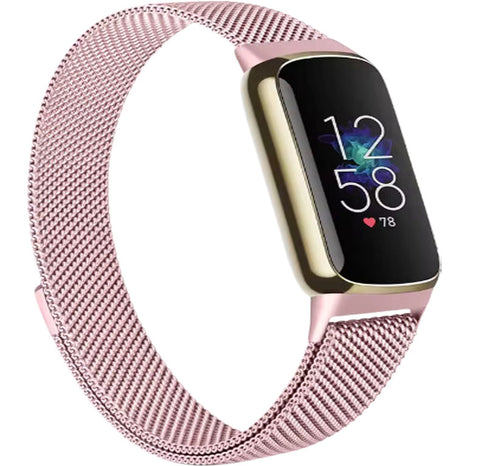 Fitbit Luxe Milanees Bandje - Roze