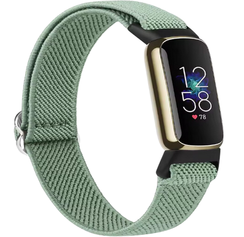 Fitbit Luxe Nylon Bandje - Avocado Groen