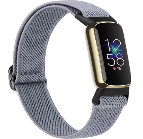 Fitbit Luxe Nylon Bandje - Denim