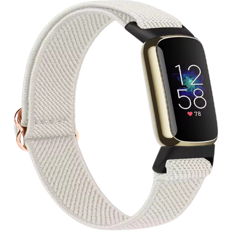 Fitbit Luxe Nylon Bandje - Sterrenlicht