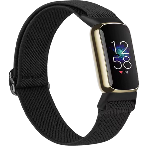 Fitbit Luxe Nylon Bandje - Zwart