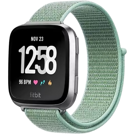Fitbit Sense 2 Nylon bandje - Groen