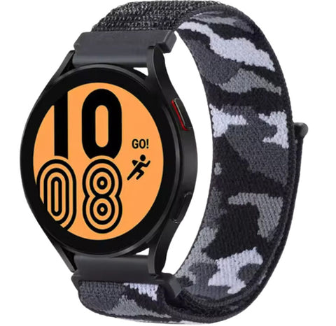 Garmin Vivoactive 4 Nylon Bandje - Camouflage Zwart