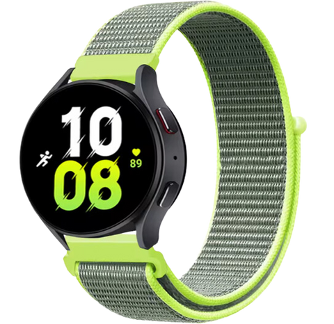 Garmin Vivoactive 4 Nylon Bandje - Fluo Geel