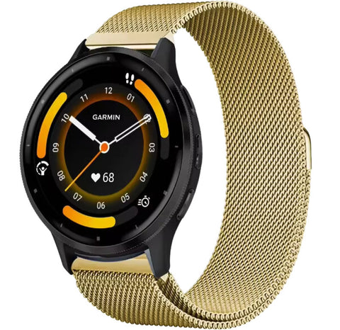 Garmin Vivoactive 4s Milanees Bandje - Goud