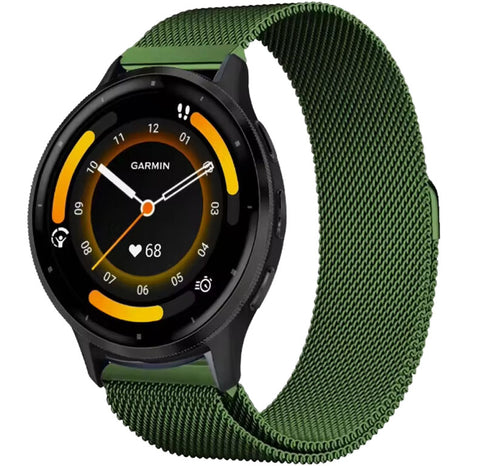 Garmin Vivomove HR Milanees Bandje - Groen