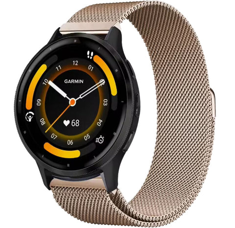 Garmin Vivomove Milanees Bandje - Roségoud