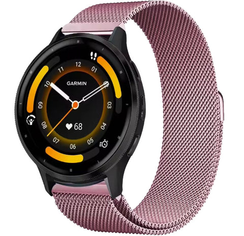Garmin Vivomove HR Milanees Bandje - Roze