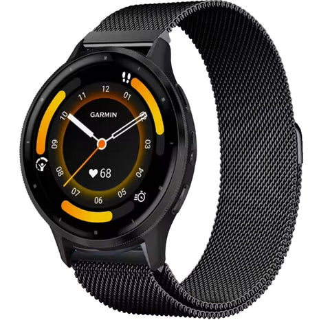 Garmin Vivomove HR Milanees Bandje - Zwart