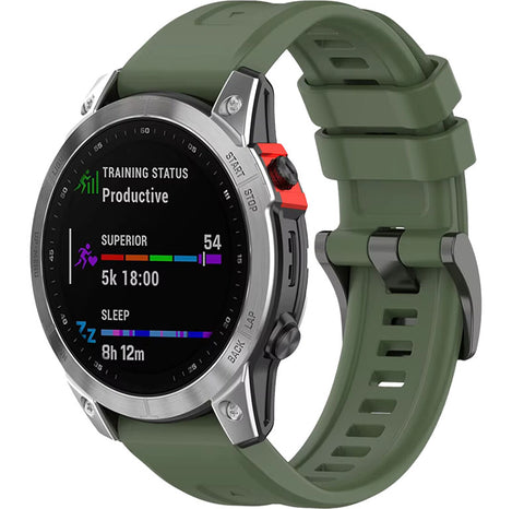 Garmin Fenix 5 Sportbandje - Donkergroen