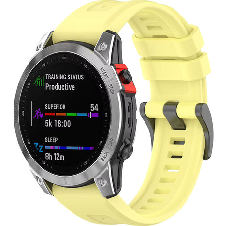 Garmin Fenix 5 Sportbandje - Geel