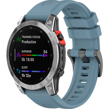Garmin Fenix 5 Sportbandje - Grijsblauw