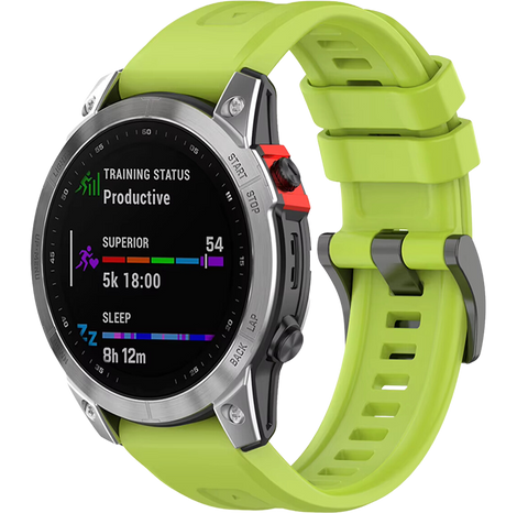 Garmin Fenix 5 Sportbandje - Lime groen