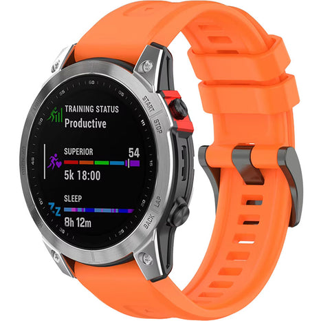Garmin Fenix 5 Sportbandje - Oranje
