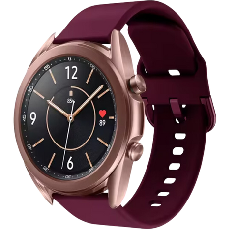 Samsung Galaxy Watch 3 Sportbandje - Bordeaux Rood