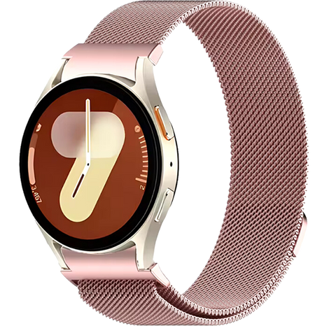 Samsung Galaxy Watch 7 Milanese Bandje - Roze