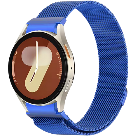 Samsung Galaxy Watch 5 Milanese Bandje - Blauw