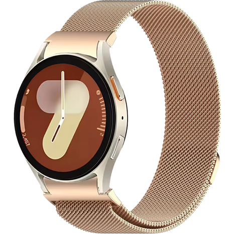 Samsung Galaxy Watch 7 Milanese Bandje - Roségoud