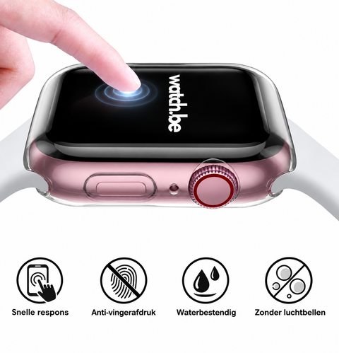 Apple watch siliconen case - Transparant