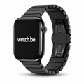 Apple Watch metalen bandje van roestvrij staal (RVS) - Zwart