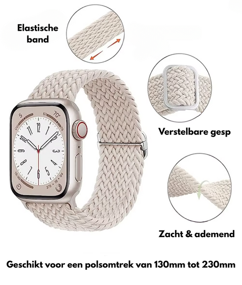 Apple Watch Geweven Bandje Met Gesp